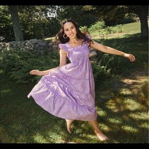 Bridgerton x Phenomenal x Hill House Home Ellie Nap Dress in Lavender Floral XS